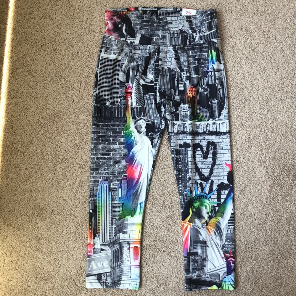 Justice crop leggings, size 14/16.